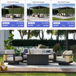 Labor Day Early Sale Save up to $700 On 111S Pergola